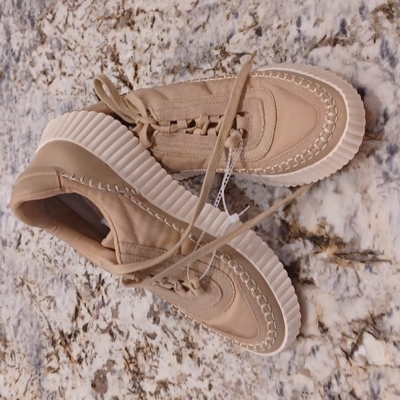 Dolce Vita Women's Dolen Nylon Patform Sneaker in Dune  NEW Size 9.5 - Picture 7 of 16
